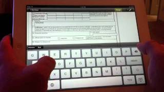 Docusign ink app  sign documents on ipad [upl. by Cesaro]