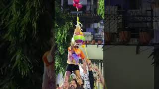 Dahi handi kamothe 2024 youtubeshorts dahihandi janmashtami viralshort sunilgowari [upl. by Ender]