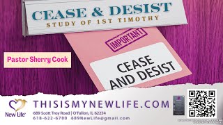 Virtual New Life  Cease amp Desist Pastor Sherry Cook [upl. by Vernor786]