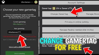 How To Change Gamertag In Minecraft pe Free  How To Change Gamertag In Minecraft pe Mobile [upl. by Mikiso]