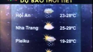 VTV4 Vietnamese News  Weather forecast  Ending [upl. by Tisbee]