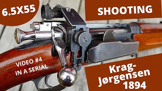 Shooting the Krag Jørgensen M 1894 [upl. by Ecnerwal]