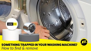 How to Remove a Stuck item from a Washing Machine Drum [upl. by Nonac]