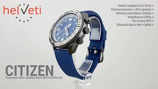 Citizen Promaster Diver Satellite Wave GPS CC500606L [upl. by Mosley]