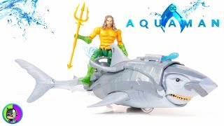 quotAQUAMAN WARRIOR SHARKquot Creature Pack Figure Review  Aquaman Movie [upl. by Ahsinev502]