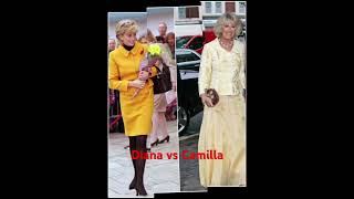 Lady Diana vs Camilla Dianaskigdom fypシ゚viral fyp foryou fashion camilla diana viralshorts [upl. by Llewellyn]