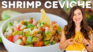 Quick and Easy SHRIMP CEVICHE Recipe [upl. by Seligman857]