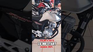 VALOR DA CG 160 STARTMODELO 2024PRATA METÁLICO160start hondastart160 honda start motos [upl. by Yemar]