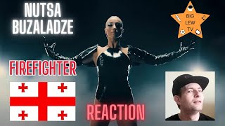 Nutsa Buzaladze Firefighter Reaction Georgia Eurovision 2024 [upl. by Poppas447]