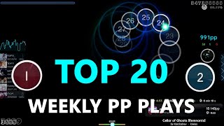 osu weekly top 20  Australia Germany Philippines Hong Kong Spain pp records [upl. by Stiles]