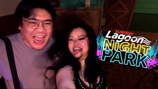 Sunway Lagoon Night Park  Malaysia Travel Vlog  Jom CutiCuti Malaysia 2023 [upl. by Lemert]