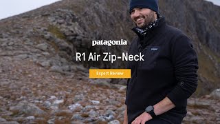 Patagonia R1 Air ZipNeck in action  Mens Expert Review 2022 [upl. by Odab]