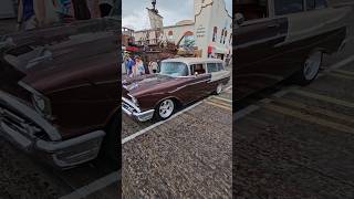 1957 Chevy 150 Wagon chevy classiccars vintagecars oldcars hotrod streetrod oldisgold car [upl. by Anderer483]