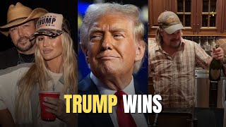 Country Music Stars React to Donald Trumps Election Win [upl. by Fechter]