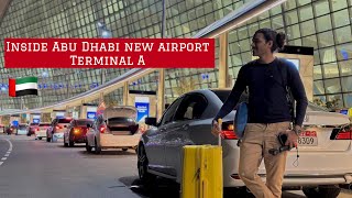 Abu Dhabi New Airport Guide  🇦🇪  Terminal A  Pearl Lounge  abudhabi abudhabiairport [upl. by Ennis]