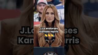 JLo gives POWERFUL ENDORSEMENT of Kamala Harris [upl. by Engeddi]