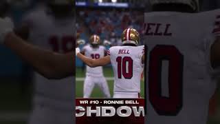 🏈Madden 25 Dobbs throws a nice TD pass to WR to put 49ers up 247 [upl. by Livia698]