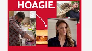 😂 Jason Kelce amp Kylie Kelce in Funny Wawa Hoagie Retirement Commercial [upl. by Warren]