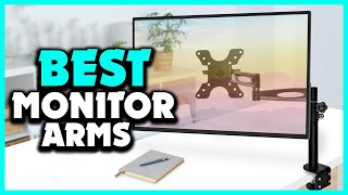 Top 5 Best Monitor Arms for Any Desk Setup in 2024 [upl. by Ahsiekrats]