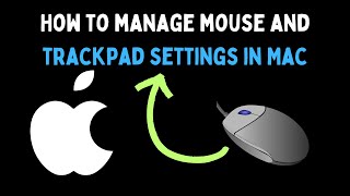 How to Manage Mouse and Trackpad Settings in Mac [upl. by Dream892]