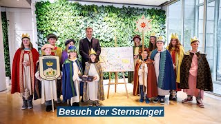 Besuch der Sternsinger in der Bayerischen Staatskanzlei  Bayern [upl. by Jennee]