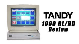 LGR  Tandy 1000 RLHD Retro Computer Review [upl. by Dnomsad]