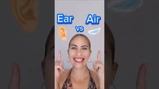 Ear vs Air  Hear the Difference American English [upl. by Teyugn796]