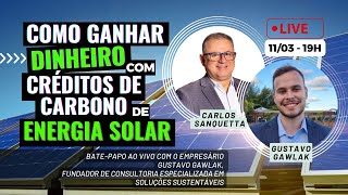 Como ganhar dinheiro com Créditos de Carbono de energia solar [upl. by Enoid]