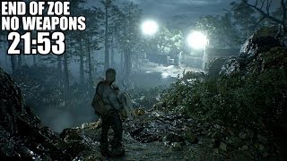 End Of Zoe No Weapons Speedrun  The Only Guns You Need  Resident Evil 7 DLC [upl. by Thurmond]