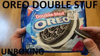 Unboxing Nabisco Oreo Double Stuf Chocolate Sandwich Cookies [upl. by Lauter257]