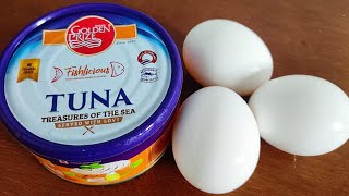 Canned Tuna Recipe  Canned Tuna with Egg  Tuna Recipe  Tuna Fish Recipes  Canned Tuna Recipes [upl. by Anauq]