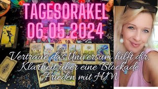 ❤️‍🔥Tagesorakel 6 524❤️‍🔥Vertraue🙏Hilfe ist auf dem WegKlarheit über eine Blockade HM tarot [upl. by Flaherty]