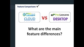 Comparing features between quotDesktopquot versus quotCloudquot Ledger programs [upl. by Gaves]