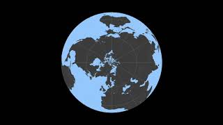 Plate Tectonics of the Future World  Amasia North Pole View [upl. by Millan]