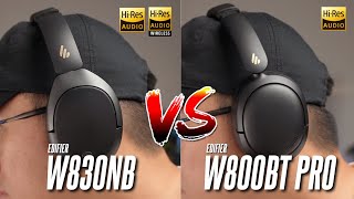 Which Hi Res ANC Headphones to Buy Edifier W830NB vs Edifier W800BT Pro [upl. by Casavant463]