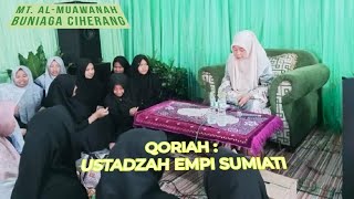 QORIAH  USTADZAH EMPI SUMIATI [upl. by Noryak]