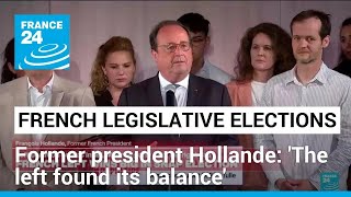 Former French President François Hollande The left found its balance • FRANCE 24 English [upl. by Anirrehs]