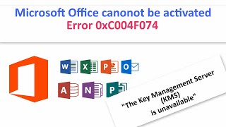 MS Office cannot be activated error 0xC004F074 windows10 microsoft microsoftoffice [upl. by Ahto]