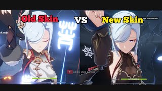 Shenhe Skin Comparison [upl. by Plerre]