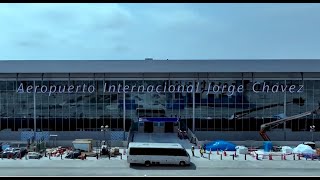 Dron recorre y muestra la nueva terminal Aeropuerto Jorge Chavez en Lima con 95 avances en obras [upl. by Felicidad]