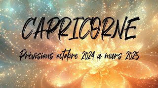 ♑ CAPRICORNE ♑  Prévisions octobre novembre décembre 2024 janvier février et mars 2025 [upl. by Anoed]