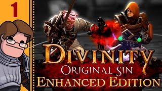 Lets Play Divinity Original Sin Enhanced Edition Coop Part 1  PC Controller Gameplay [upl. by Ardnaskela]