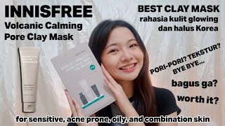 REVIEW INNISFREE VOLCANIC CALMING CLAY MASK  Best Clay Mask Innisfree Terbaru  Baru Launching [upl. by Daas]