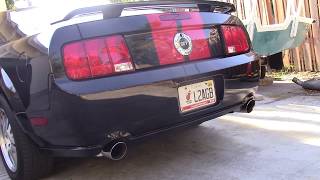 2005 Mustang GT Offroad HPipe NXT Step Performance Mufflers [upl. by Eniac]