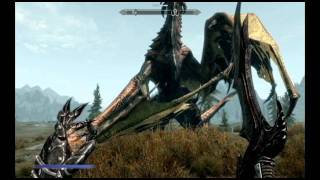 Skyrim One Shot an Ancient Dragon with a CARROT [upl. by Seaman]