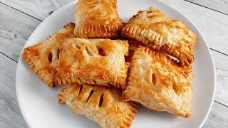 Easiest Puff Pastry Peach Turnovers [upl. by Aetnahs]