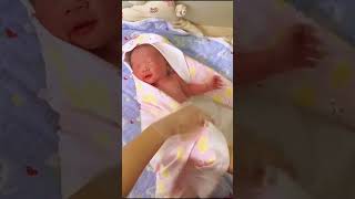 Newborn baby after birth 😍 😍ep681 shortvideo babyvideotrend cutebaby newbornbaby [upl. by Alroi]