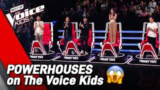 Phenomenal POWERHOUSES on The Voice Kids 🔥 [upl. by Negeam]