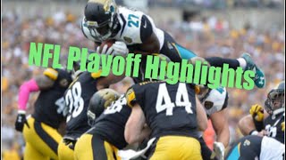 20172018 NFL Playoff Highlights Part One [upl. by Ecinwahs]