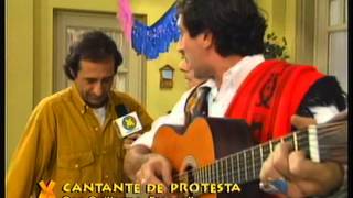 Cantante de Protesta con Francella  Videomatch 97 [upl. by Wilhide]